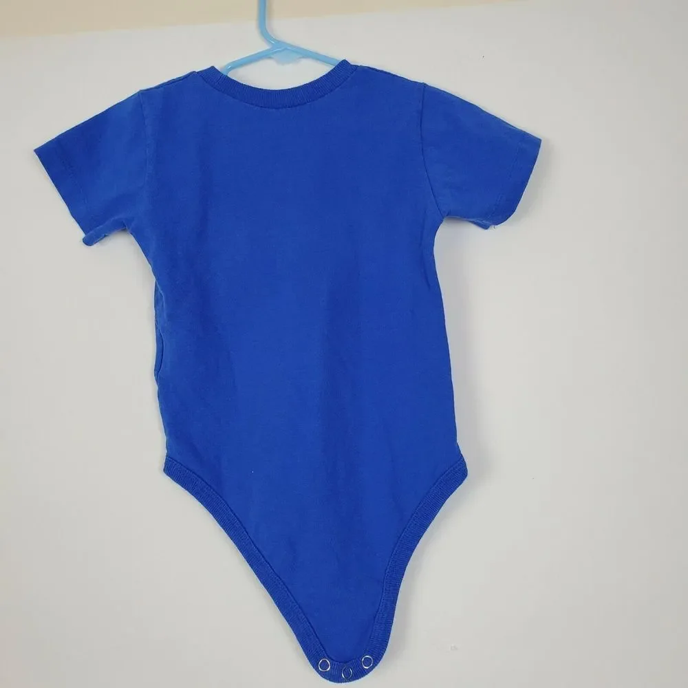 Disney World Mickey Mouse Baby One‎ Piece 24M Blue 100% Awesome